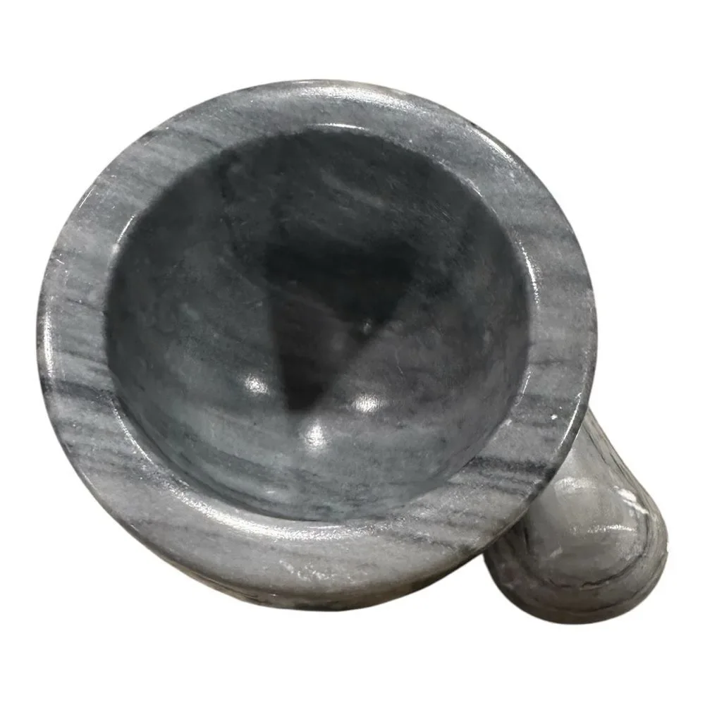 Marble Mortar and Pestle Gray - Picture 6 of 10